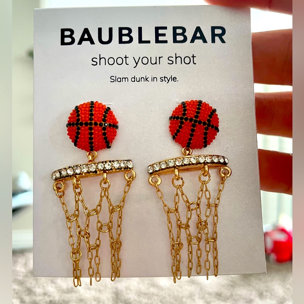 Baublebar Basketball Earrings